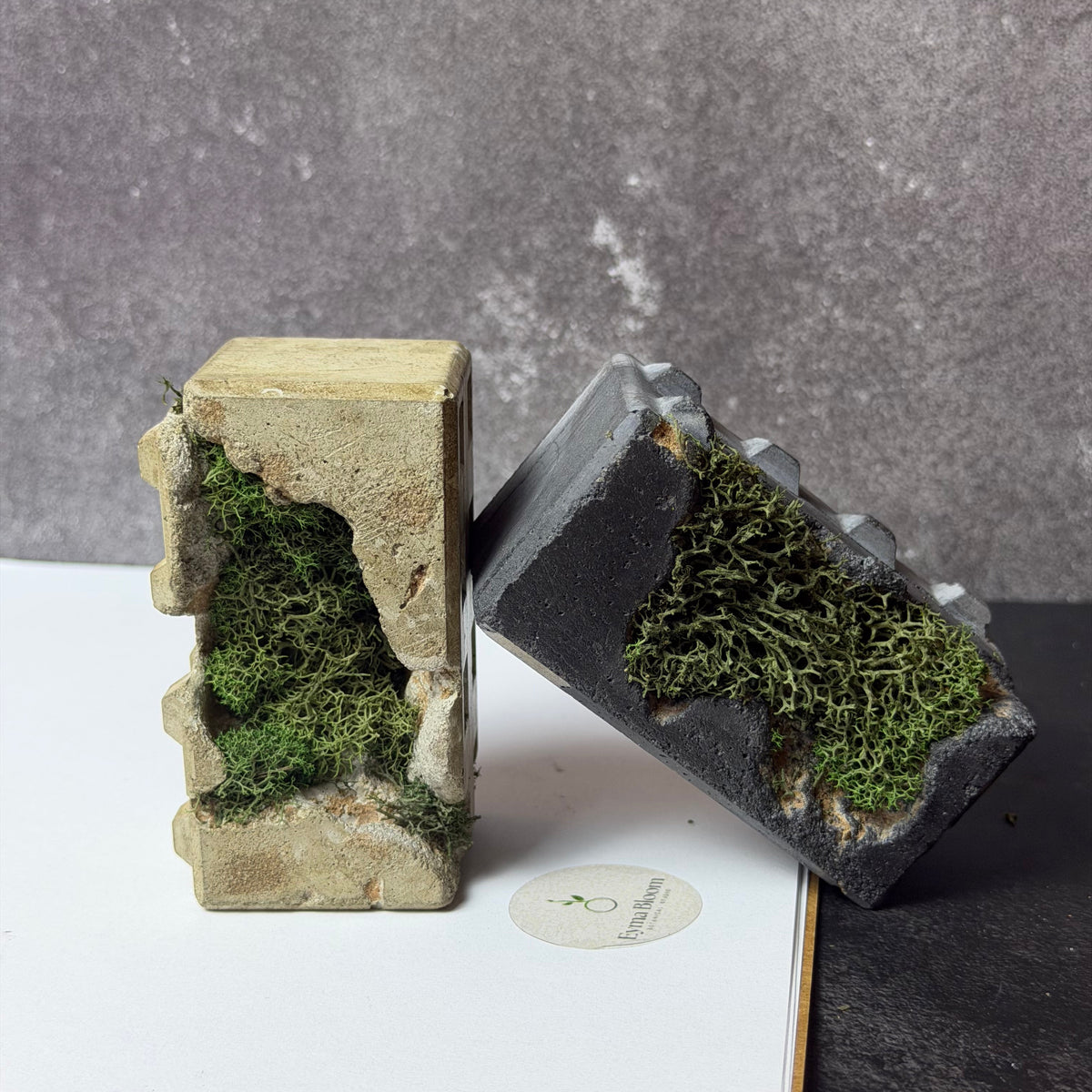 Sculptural Moss Paperweight