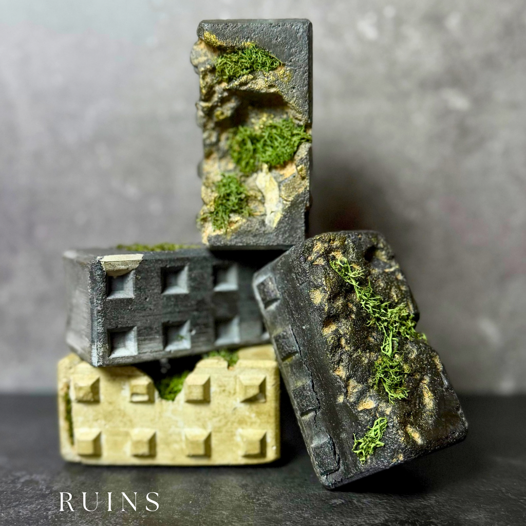 Sculptural Moss Paperweight